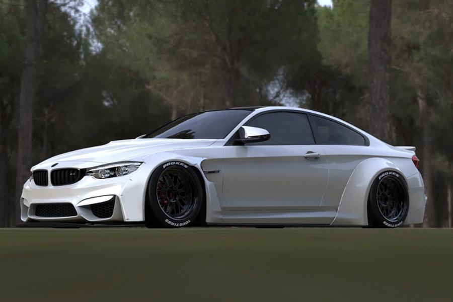 BMW M4 Coupe by Liberty Walk 2016 года  (фото 6 из 8)